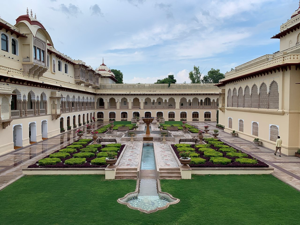 Rambagh Palace Jaipur gardens and heritage architecture 