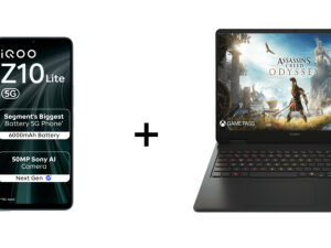 HP Omen 16 + iQOO Z10 Lite 5G
